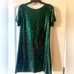 Beautiful green sequins dress